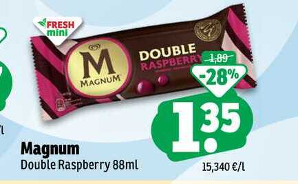 Magnum Double Raspberry 88ml 