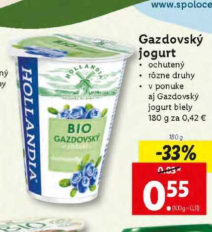 Gazdovský jogurt 180 g