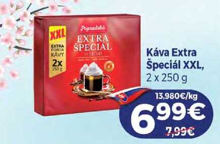 Káva Extra Špeciál XXL, 2 x 250 g