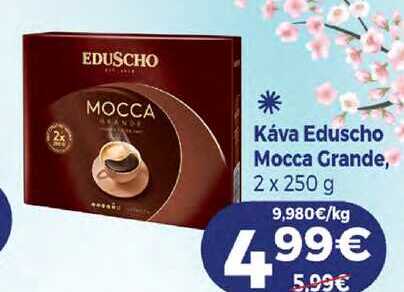 Káva Eduscho Mocca Grande, 2 x 250 g