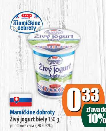 Živý jogurt biely 150 g