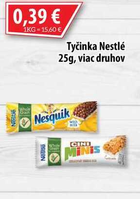 Tyčinka Nestlé 25g