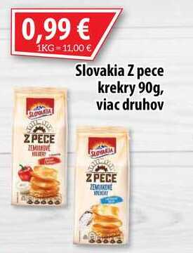 Slovakia Z pece krekry 90g