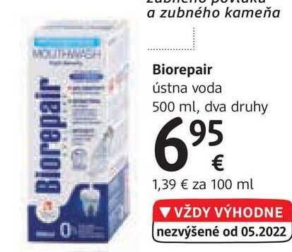 Biorepair ústna voda, 500 ml
