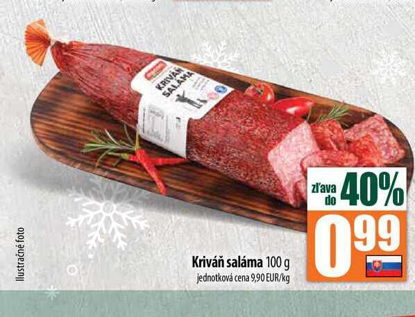 Kriváň saláma 100 g 