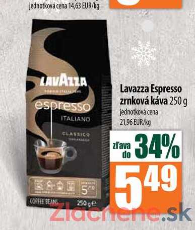 Lavazza Espresso zrnková káva 250 g 