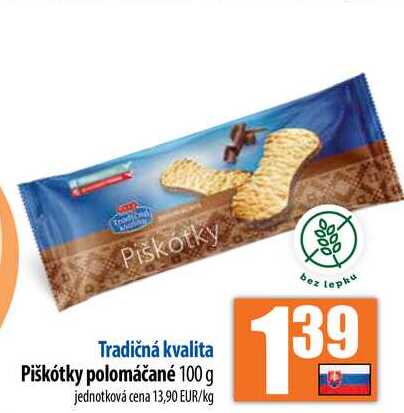 Piškótky polomáčané 100 g