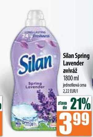 Silan Spring Lavender aviváž 1800 ml 