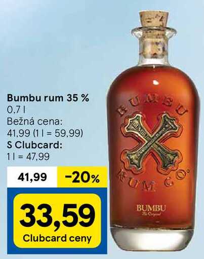Bumbu rum 35 %, 0,7 l