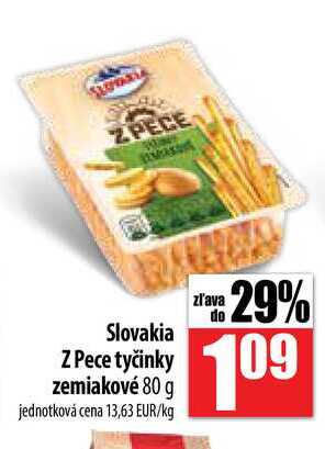 Slovakia Z Pece tyčinky zemiakové 80 g