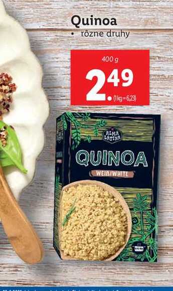 | platné Quinoa g do: ARCHIV akcii 400 v 25.6.2023