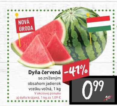 Dyňa červená 1 kg