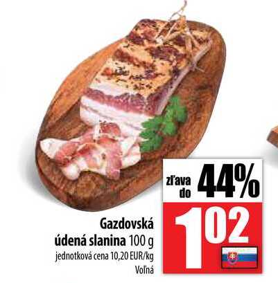 Gazdovská údená slanina 100 g