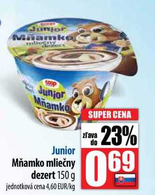 Mňamko mliečny dezert 150 g