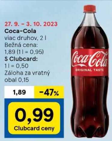 Coca-Cola, 2 l