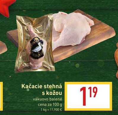 Kačacie stehná s kožou 100 g