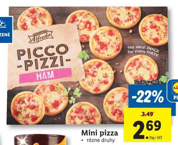 ARCHIV | Mini pizza 360 g v akcii platné do: 10.12.2023