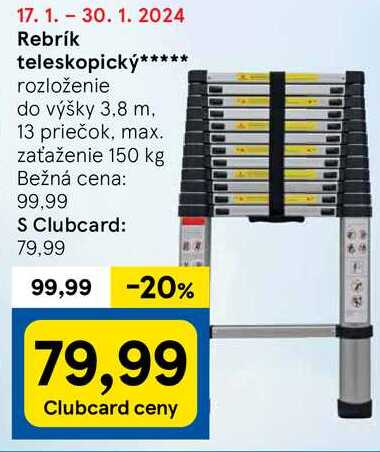 Rebrík teleskopický