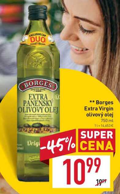 Borges Extra Virgin olivový olej 750 ml 