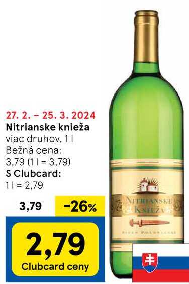 Nitrianske knieža, 1 l