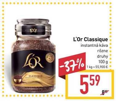 L'Or Classique instantná káva 100 g 