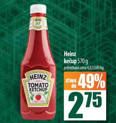 Heinz kečup 570 g 