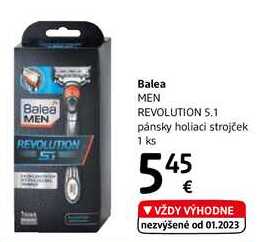 Balea MEN REVOLUTION 5.1 pánsky holiaci strojček 1 ks 