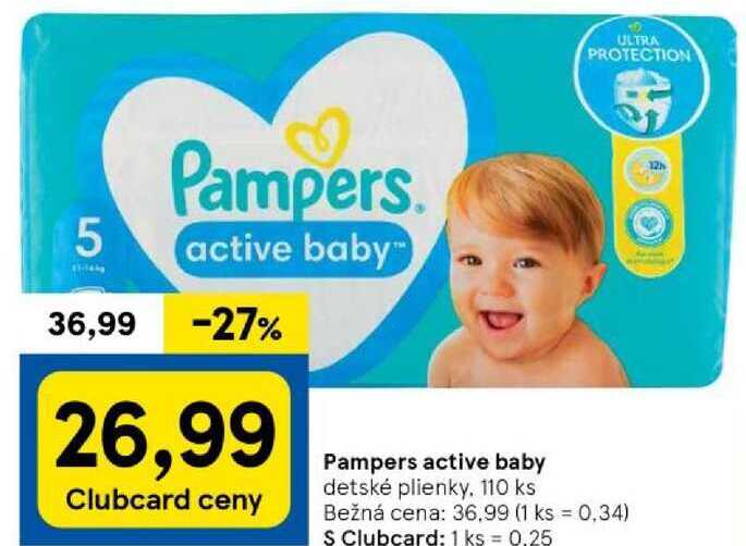 Pampers active baby, 110 ks 