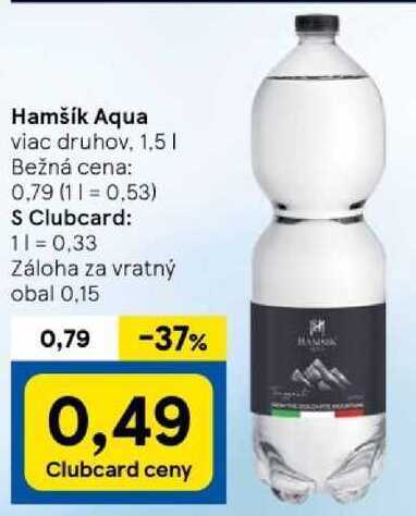 Hamšík Aqua, 1,5 l