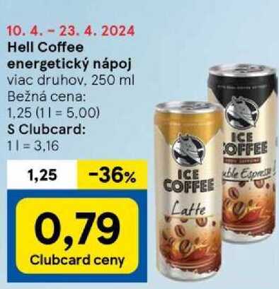 Hell Coffee energetický nápoj, 250 ml 