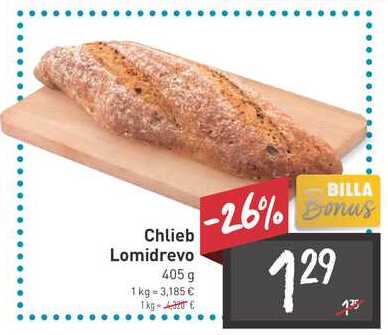 Chlieb Lomidrevo 405 g 