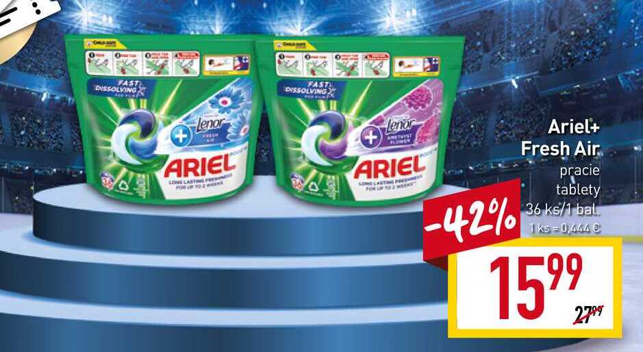 Ariel+ Fresh Air pracie tablety 36 ks