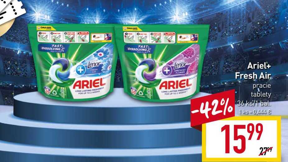 Ariel+ Fresh Air pracie tablety 36 ks