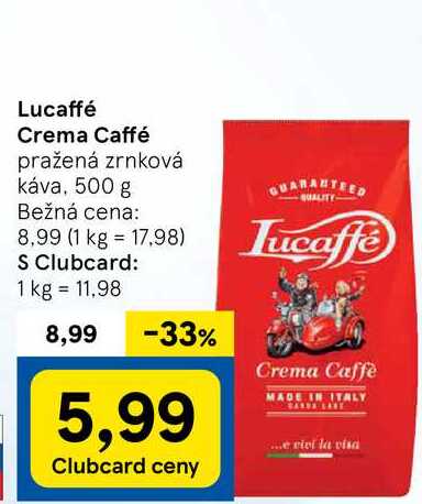 Lucaffé Crema Caffé, 500 g