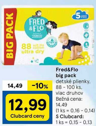 Fred&Flo big pack, 88-100 ks