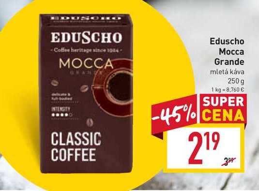 Eduscho Мосса Grande mletá káva 250 g 