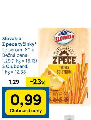 Slovakia Z pece tyčinky, 80 g 