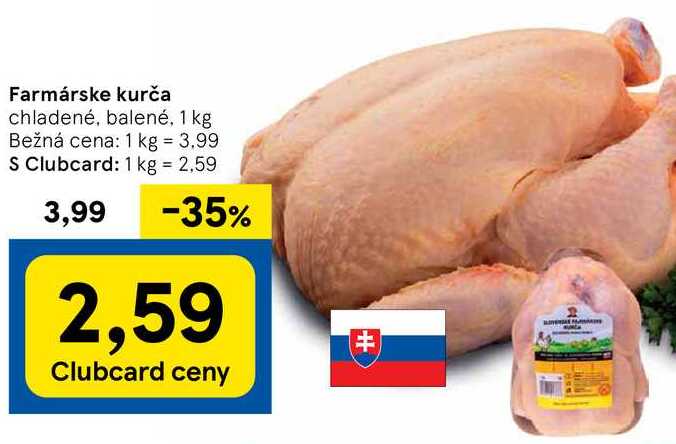 Farmárske kurča, 1 kg