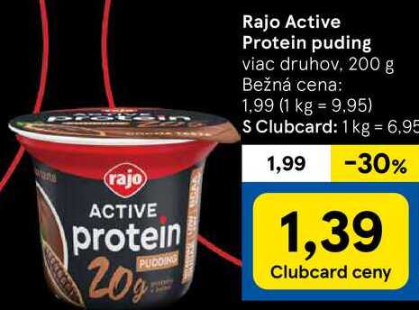 Rajo Active Protein puding, 200 g 