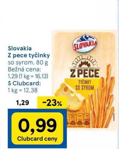 Slovakia Z pece tyčinky, 80 g