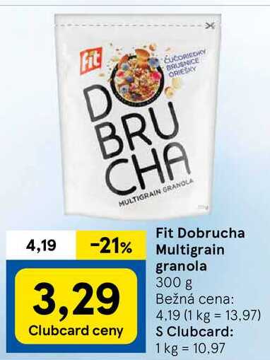 Fit Dobrucha Multigrain granola, 300 g