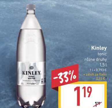 Kinley Tonic 1,5 l