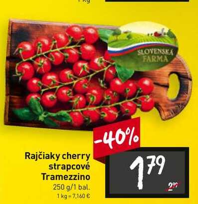Rajčiaky cherry strapcové Tramezzino 250 g