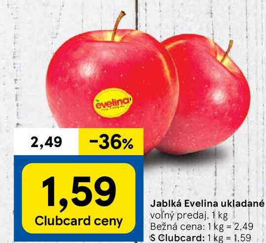 Jablká Evelina 1 kg 