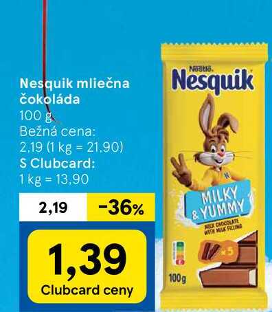 Nesquik mliečna čokoláda 100 g 