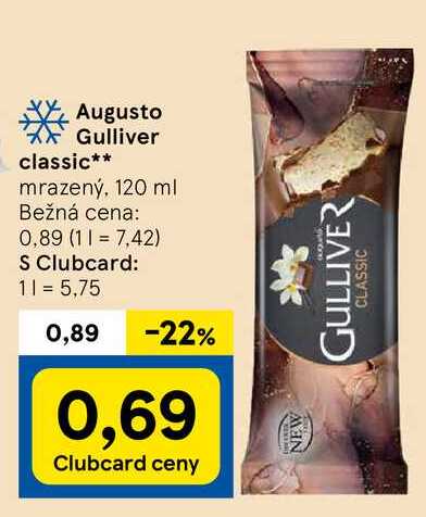 Augusto XXGulliver classic mrazený, 120 ml 