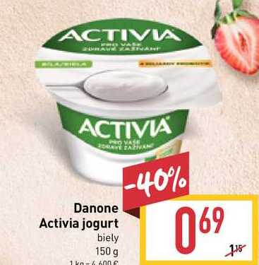 Danone Activia jogurt biely 150g