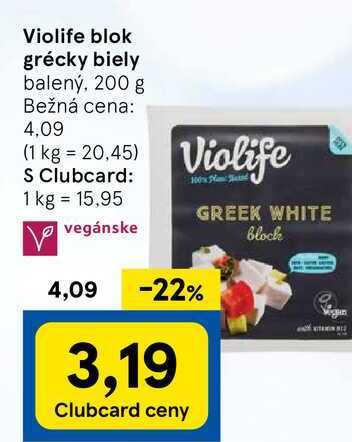 Violife blok grécky biely, 200 g