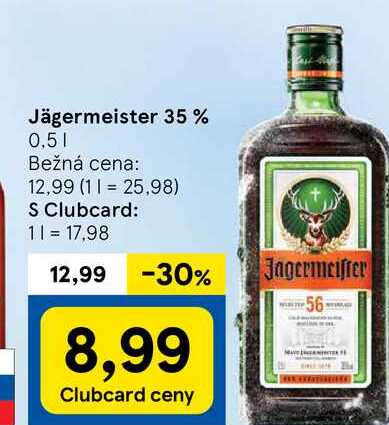 Jägermeister 35 %, 0,5 l