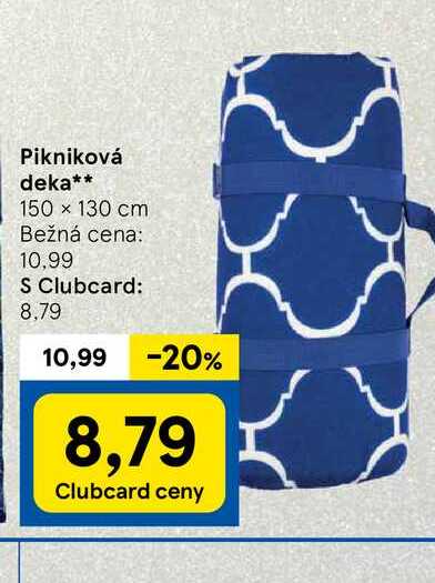 Pikniková deka 150 x 130 cm